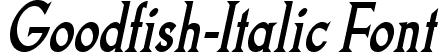 Goodfish-Italic Font