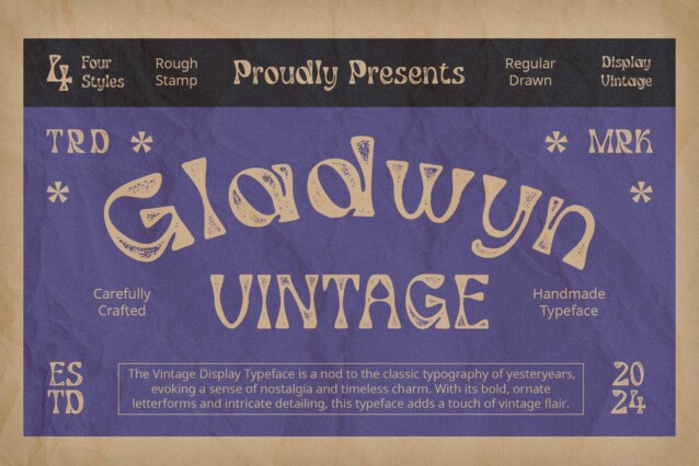 Gladwyn Vintage Demo Stamp
