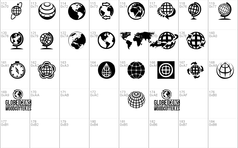 Globe Icons