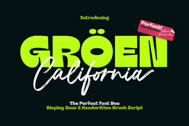 Groen California Sans