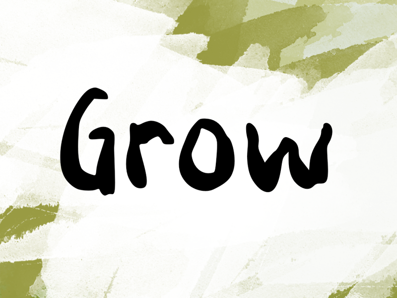 g Grow Windows font - free for Personal