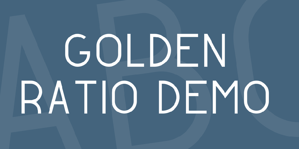 Golden Ratio Demo