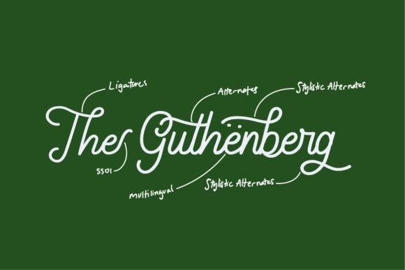 Gathenbury Typeface