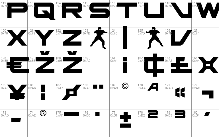 Ghost Clan Laser Regular Font