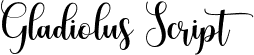 Gladiolus Script