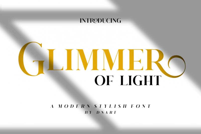 glimmer of light