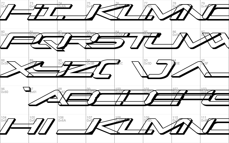 Grand Sport 3D Italic
