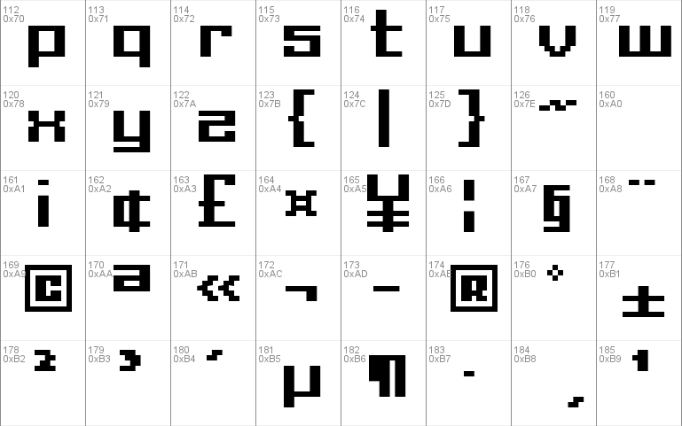 Grixel Acme 9 Regular Font