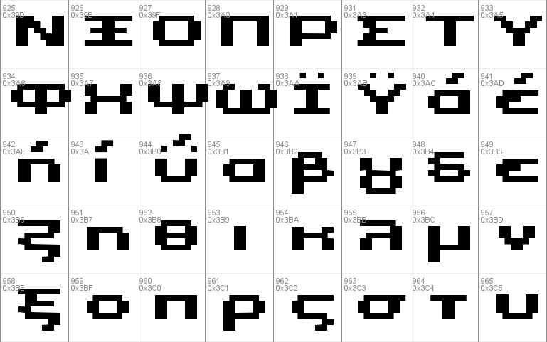 Grixel Kyrou 5 Wide Font