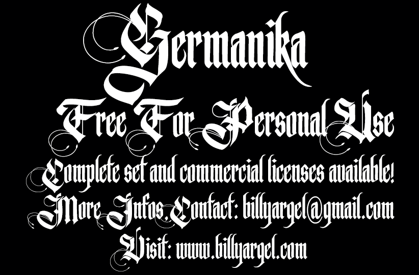 Germanika Personal Use
