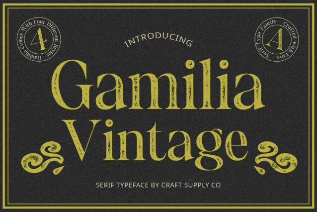 Gamilia Vintage Demo Stamp