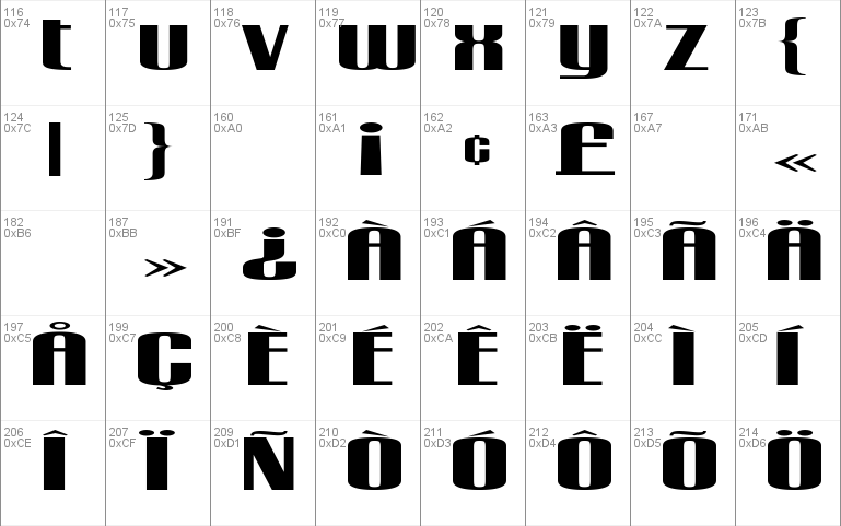 gogo "squat Font