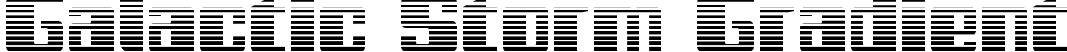 Galactic Storm Gradient