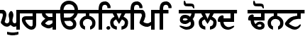 GurbaniLipi Bold Font