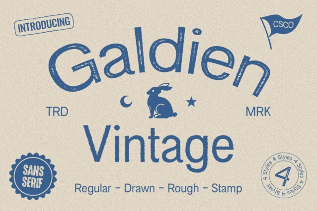 Galdien Vintage Demo Stamp