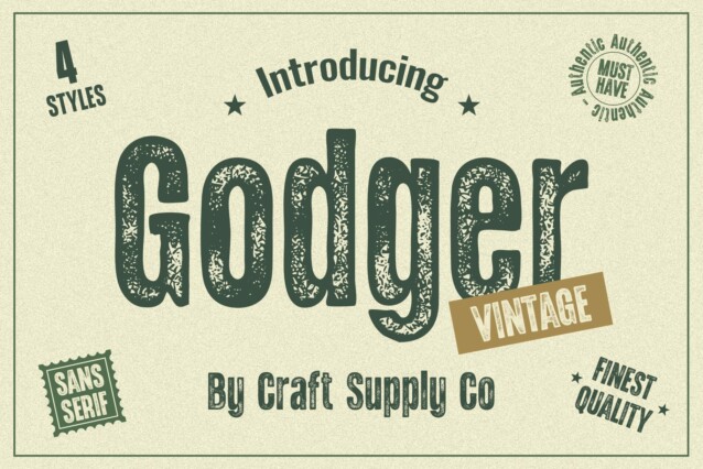 Godger Vintage Demo Stamp