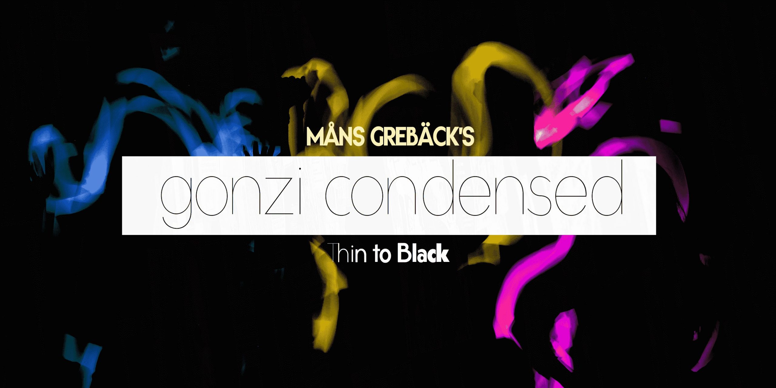 Gonzi Condensed PERSONAL USE Black