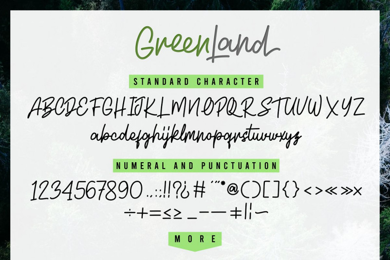 Greenland FREE handwritten