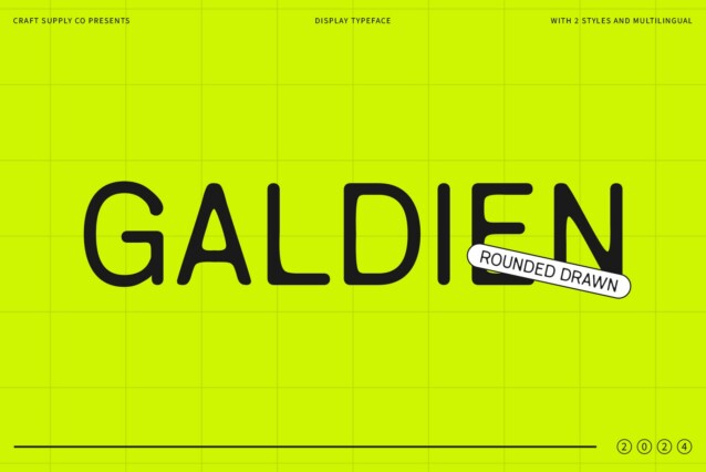 Galdien Rounded Drawn Demo