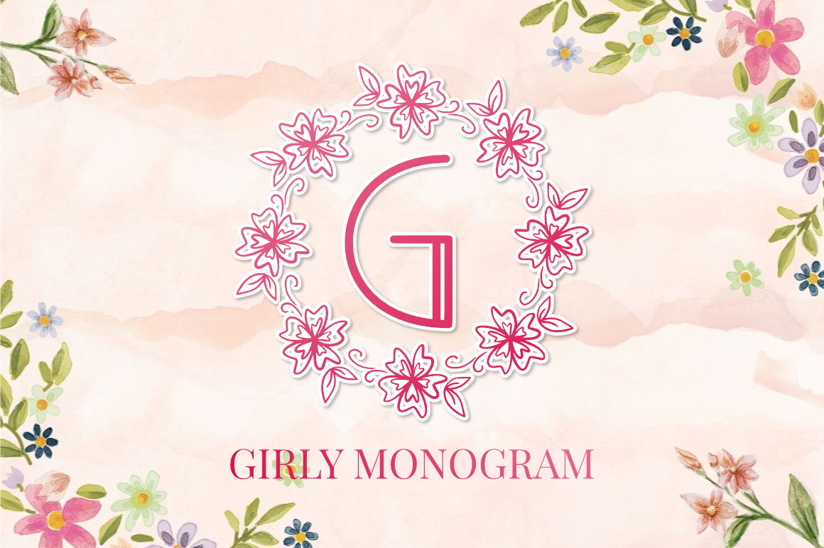 Girly Monogram