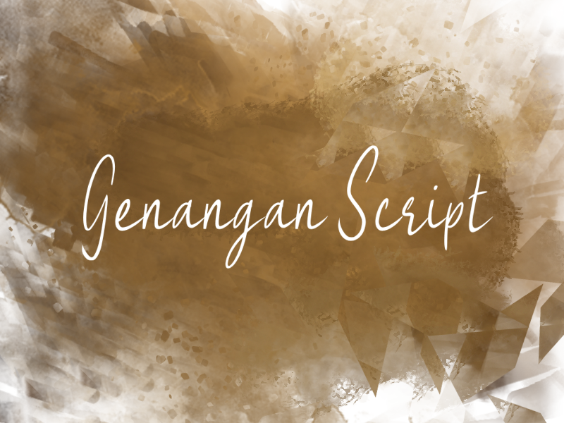 g Genangan Script