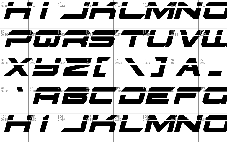 Gypsy Killer Laser Italic