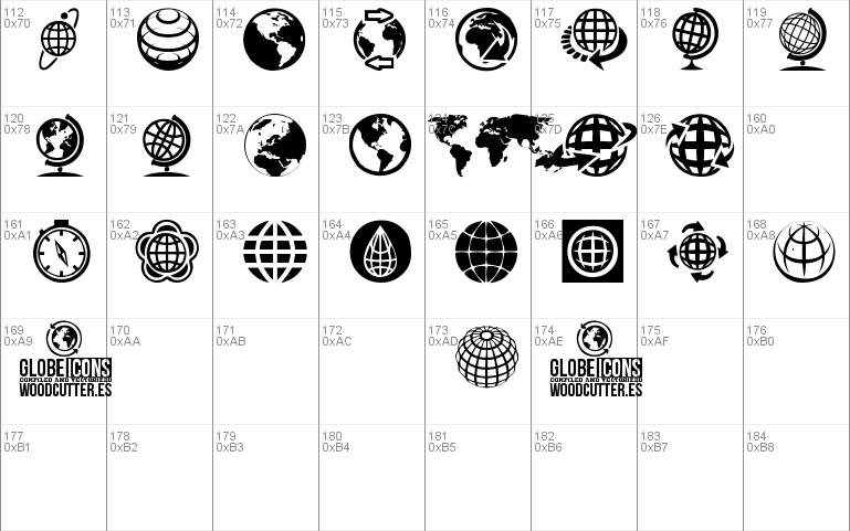 Globe Icons