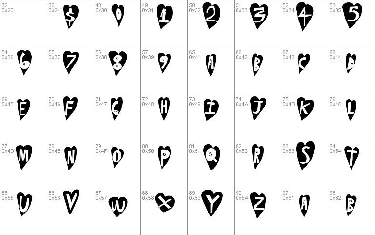 Heart Beat Font