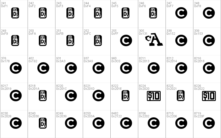 Hieronymous Boschian Font