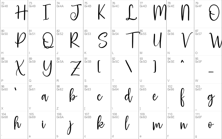 Handletters Windows font - free for Personal