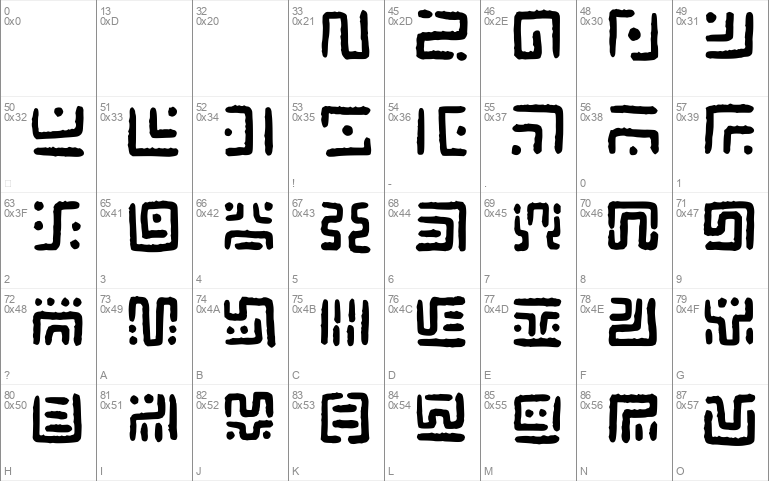 Handwritten Sheikah Runes