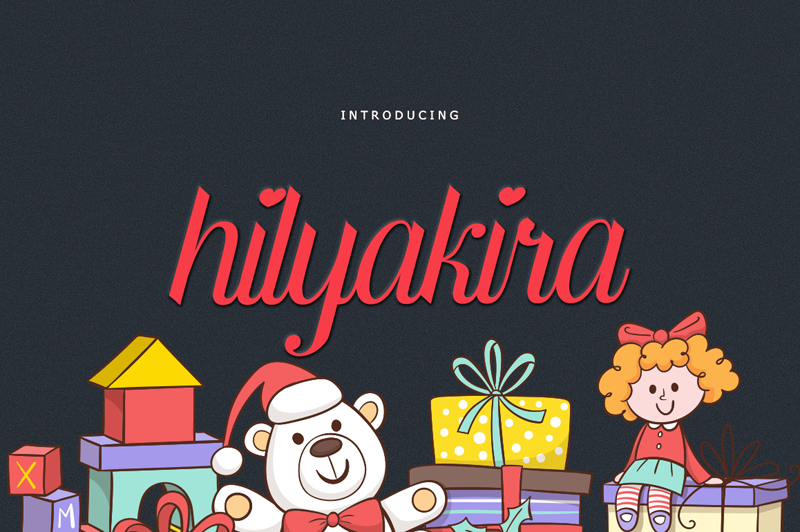 hilyakira Windows font - free for Personal