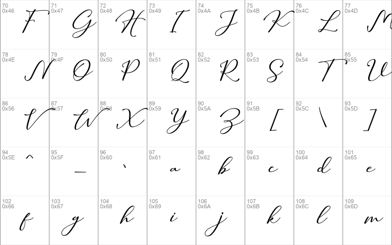 Hilland script style