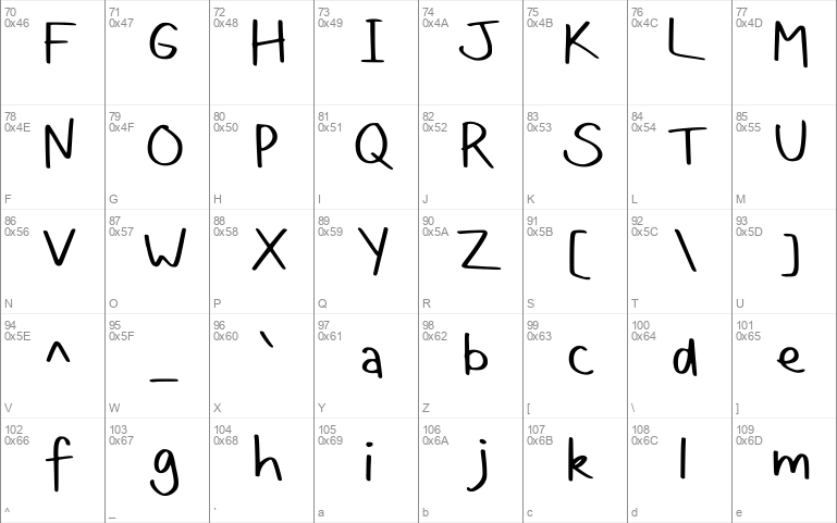 Hollies Messy Handwriting Windows font - free for Personal