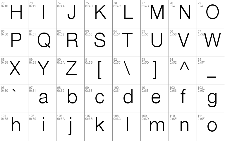 Helvetica Light font - free for