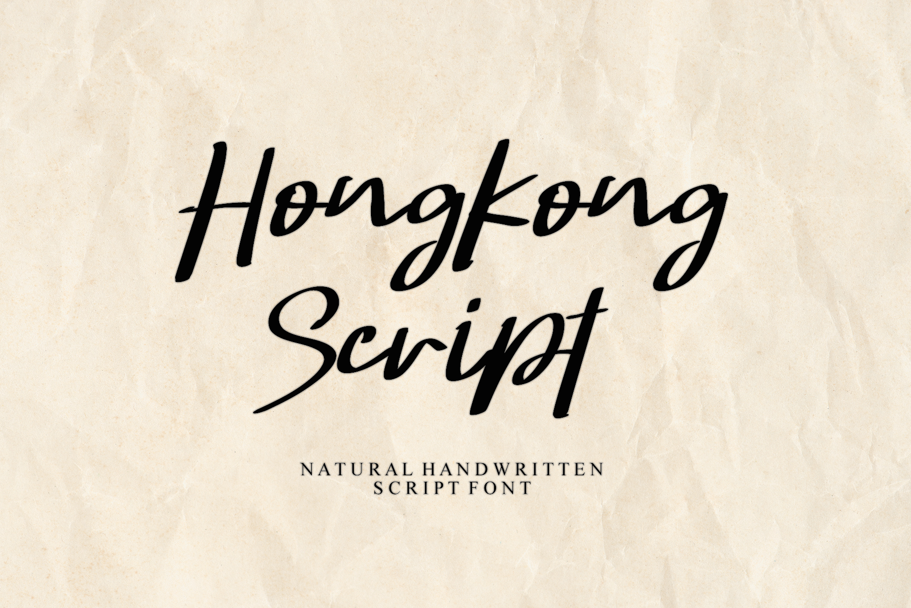 Hongkong Script Italic - Person