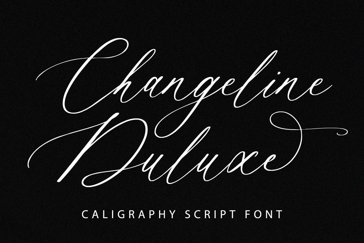 Changeline Duluxe Windows font - free for Personal