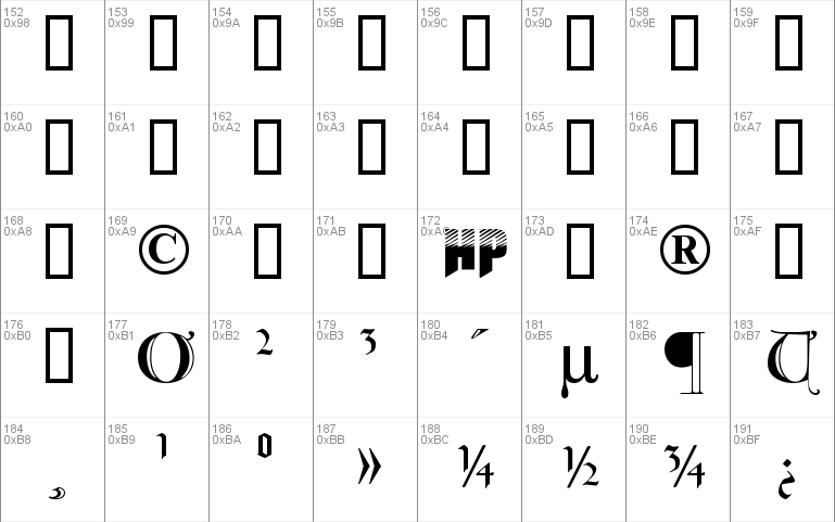 HP-Goudy Text