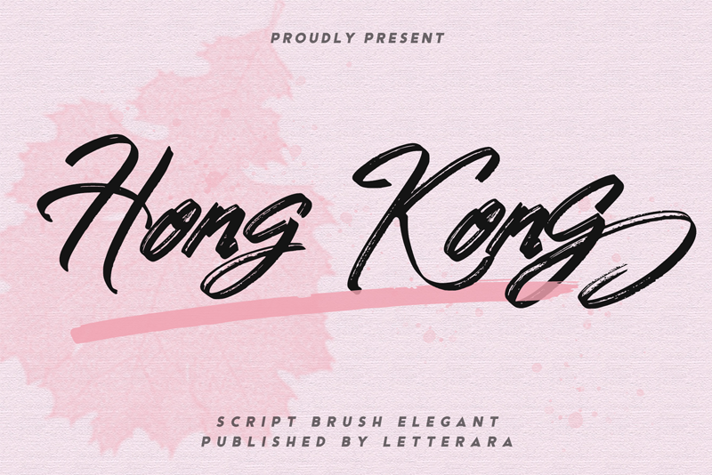 Hong Kong Script Brush design