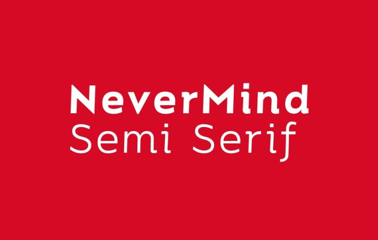 NeverMind semi-serif