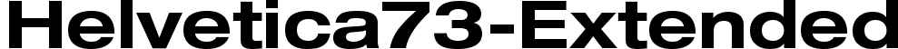 Helvetica73-Extended