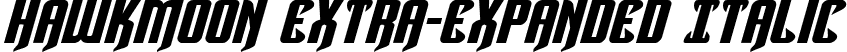 Hawkmoon Extra-expanded Italic
