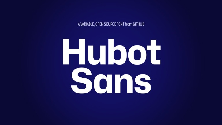 Hubot-Sans Black Wide Italic