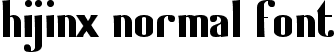 Hijinx Normal Font