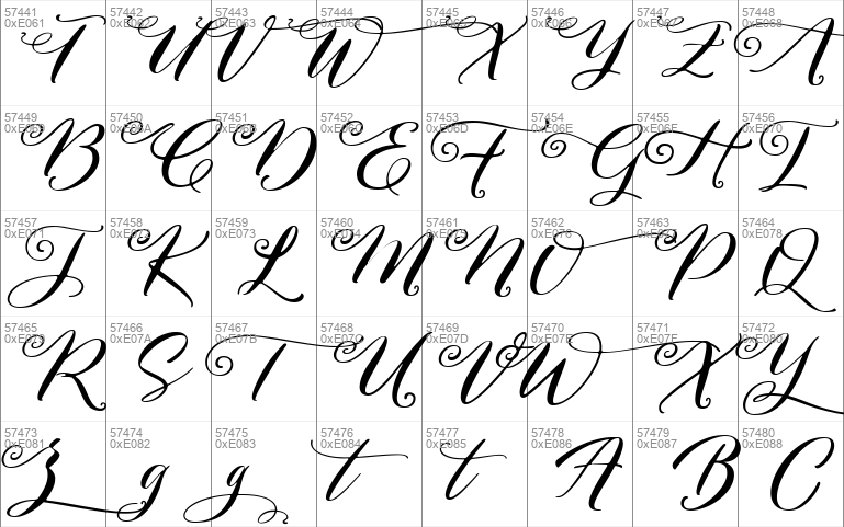 Husna calligraphy Windows font - free for Personal