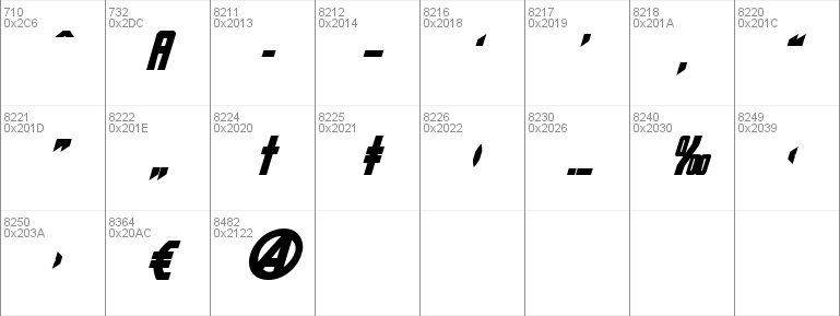 Heroes Assemble Bold Italic