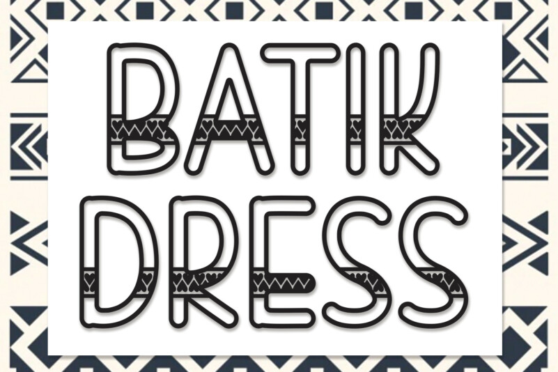 Batik Dress