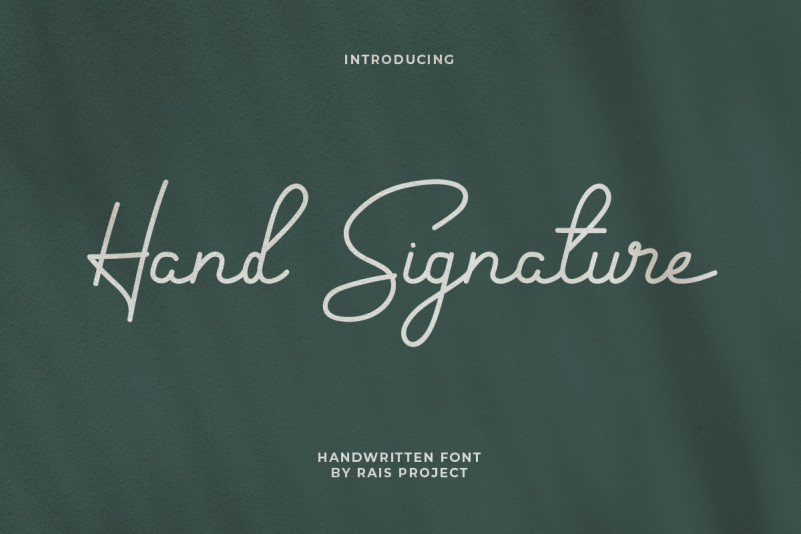 Hand Signature Demo