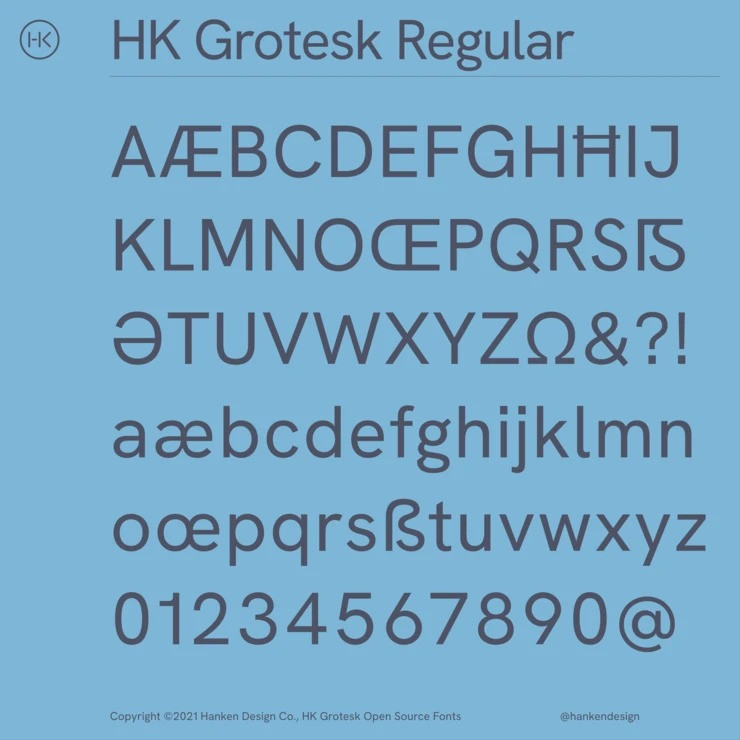 HK Grotesk Black