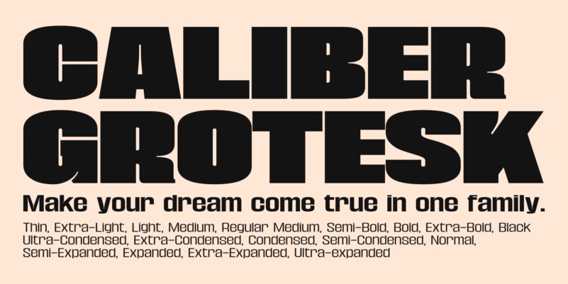 Caliber Grotesk Cond